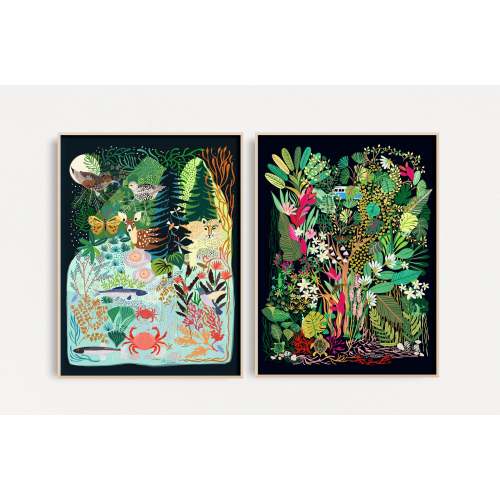 Flora and Fauna No. 2 Art Print Set