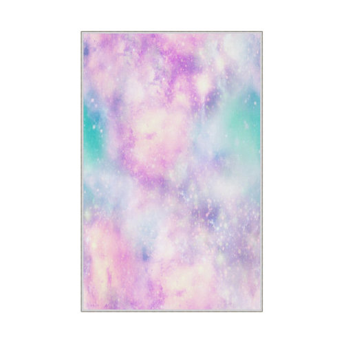 East Urban Home Aspazia Abstract Machine Made Flatweave Polyester Area Rug in Pink/Blue | Wayfair