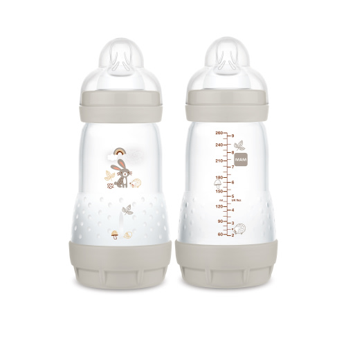 MAM Easy Start Anti-Colic Matte Bottle 9 oz, 2 pack - Dune
