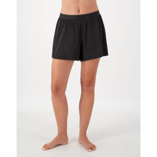 Hanes Originals Women's SuperSoft Comfywear Sleep Shorts, 3.25" Black L