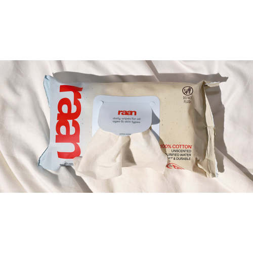 raan | 100% Cotton Baby Wipes – Unscented, EWG Verified