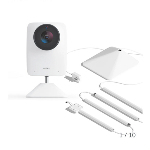Miku Pro Smart Baby Monitor With Floor Stand | No Contact Breathing and Sleep Tracking