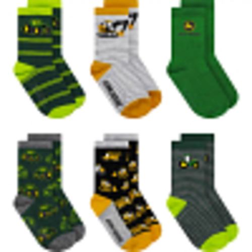 Kids 6 Pack - Crew Socks