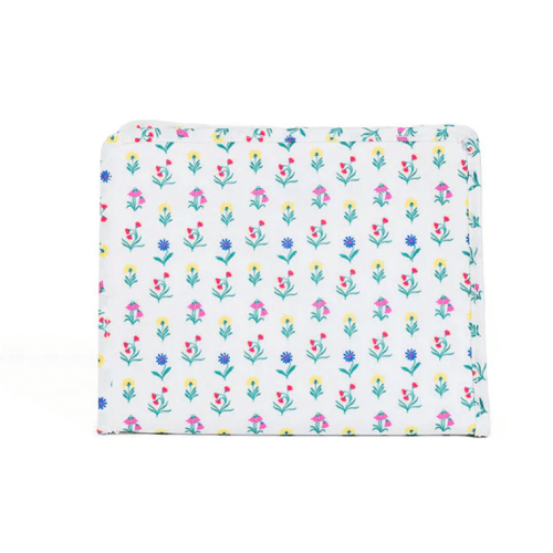 TRVL ROADIE LARGE Zip Pouch - WILD FLOWER