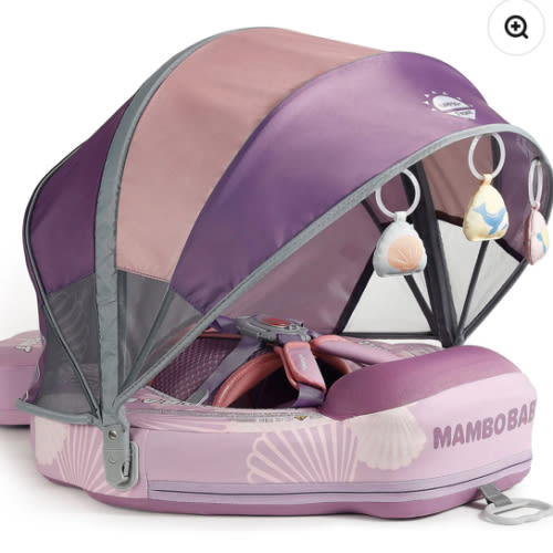 Mambobaby Float with Canopy and Tail Seashell