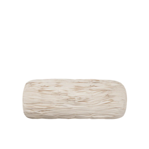 Falda Smocked Bolster Cushion - Undyed