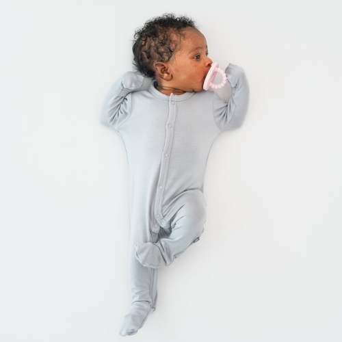 Footie Pajamas in Storm | Baby Pajamas | Kyte Baby