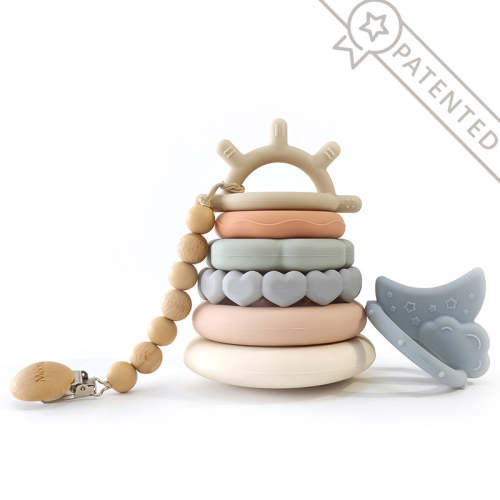 Personalized Stacking Teething Rings
