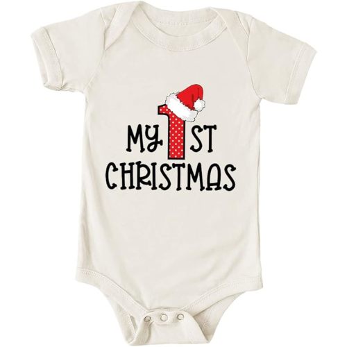 Christmas Family Onesies, Funny Baby Clothes, Baby Bodysuit, Cute White, Short Sleeve Baby Outfits Best Gift