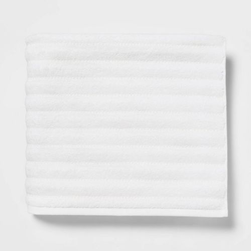 Performance Plus Bath Towel White Striped - Threshold™