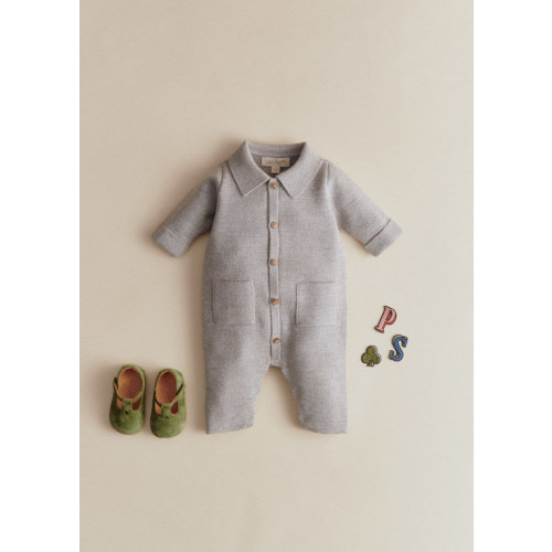 Bettino Jersey jumpsuit - Mottled Grey