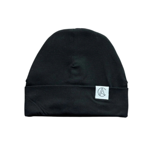 Satin Lined Jersey Beanie-Black – Aarin & Co.