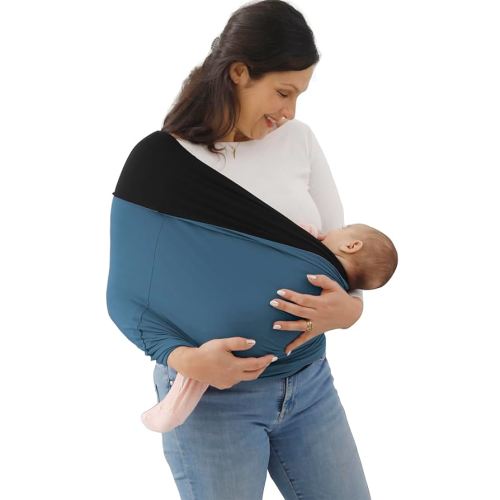 Baby Wrap Carrier, Reversible Bonding Comforter, Soft & Stretchy Baby and Infant Sling, Perfect Baby Carrier Wrap Sling for Newborn and Infant up to 35 lbs.