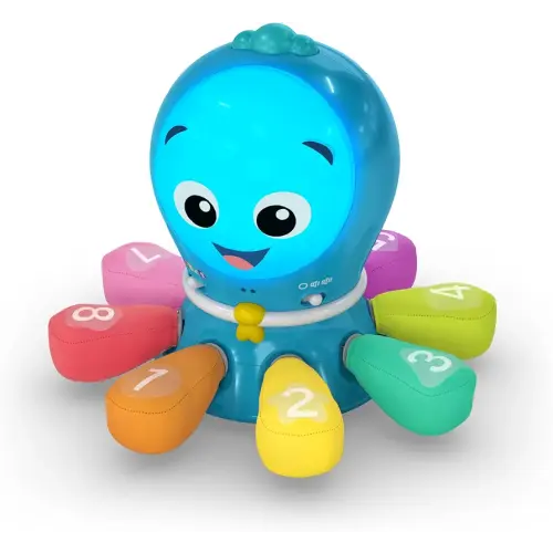 Baby Einstein Ocean Explorers Go Opus Go 4-in-1 Crawl & Chase Activity Learning Toy, Music and Lights, Ages 3 Months to 5 Years