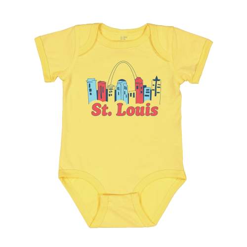 St. Louis Kid's Skyline Baby Onesie