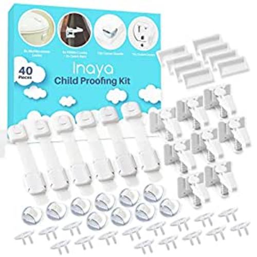Inaya Complete Baby Proofing Kit - Child Safety - 40 Piece Set