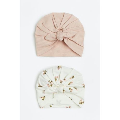 2-pack Knot-detail Hats