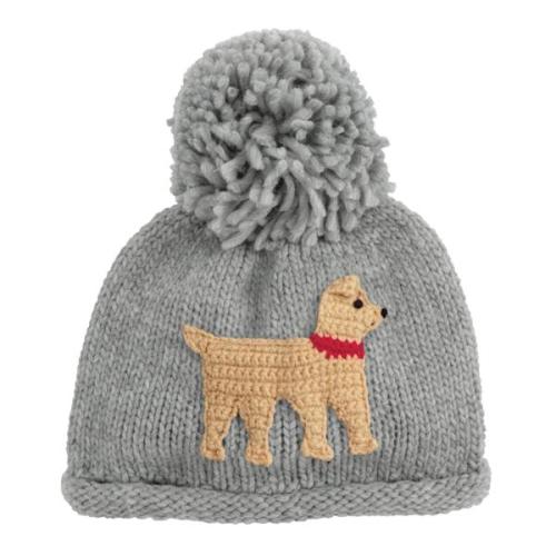 Boys' Crochet Beanie | Chunky Knit Hat with Pom Topper | Mud Pie