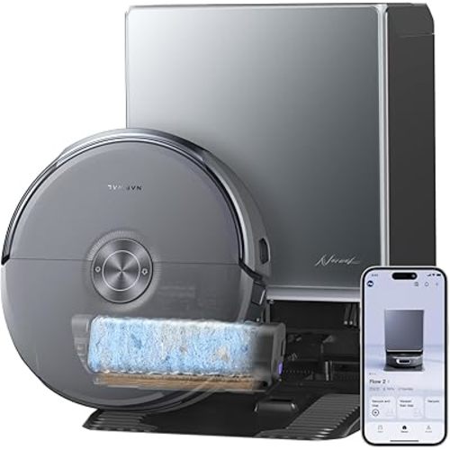NARWAL Flow 2 Robot Vacuum and Mop Combo, 31000Pa, FlowWash Mop, Black
