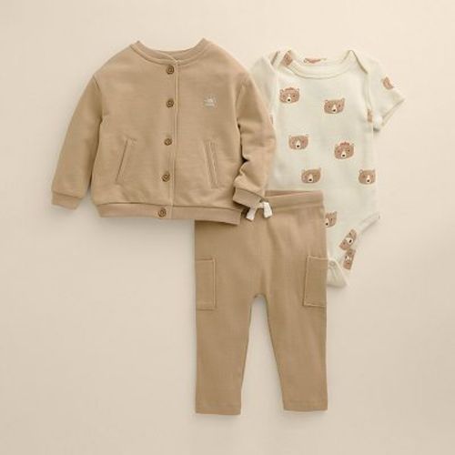 Baby Little Co. by Lauren Conrad 3-Piece Bomber Jacket, Pants & Bodysuit Set