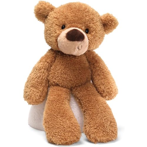 GUND Fuzzy Teddy Bear, Premium Stuffed Animal for Ages 1 and Up, Beige, 13.5”