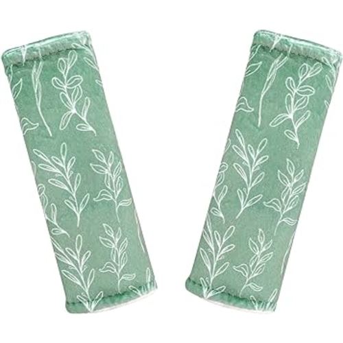 Baby Car Seat Strap Covers Shoulder Pads for Baby Kid, Super Soft Infant Carseat Belt Covers for All Car Seat Stroller,Green Sage