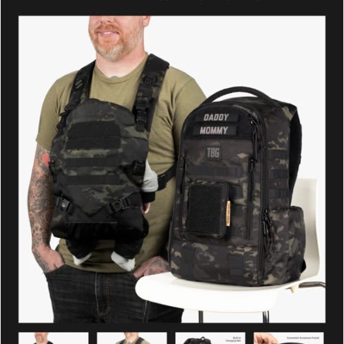 Daypack Diaper Bag & Baby Carrier Bundle - Durable, Versatile Gear – Tactical Baby Gear