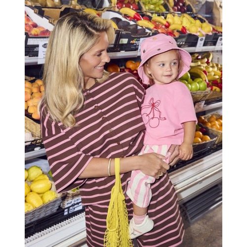 Medium Pink Baby Tee And Pant Set | Best&Less™ Online