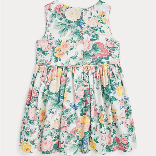 Floral Cotton Dress & Bloomer
