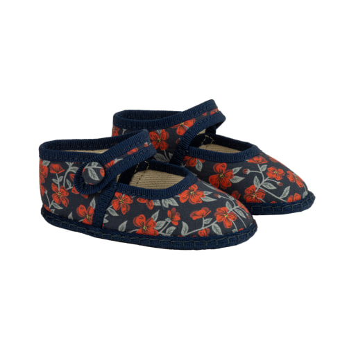 Exclusive Baby Shoes, Red Flowers – Willkie's