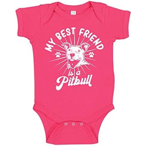 My Best Friend is A Pitbull Baby Bodysuit/Toddler T-Shirt Dog Clothing Gift