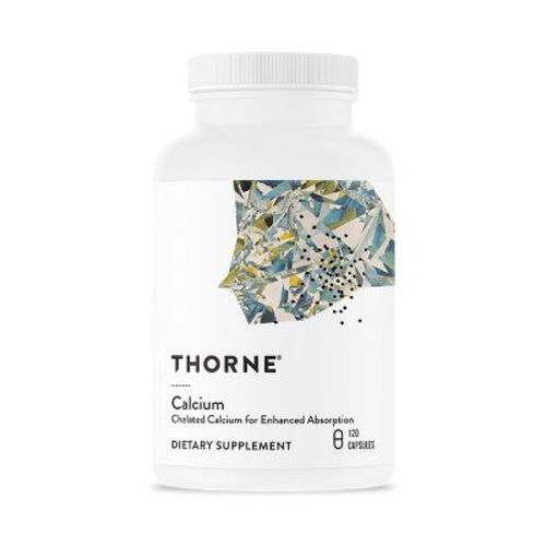 THORNE Calcium - (formerly DiCalcium Malate) - Chelated Calcium for Enhanced Absorption with DimaCal for Bone Density Support* - 120 Capsules