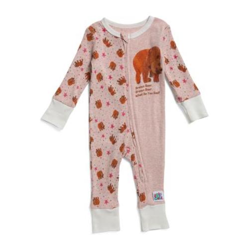 Newborn Girls Bear Book Pajama Romper | Clothing | TJ Maxx