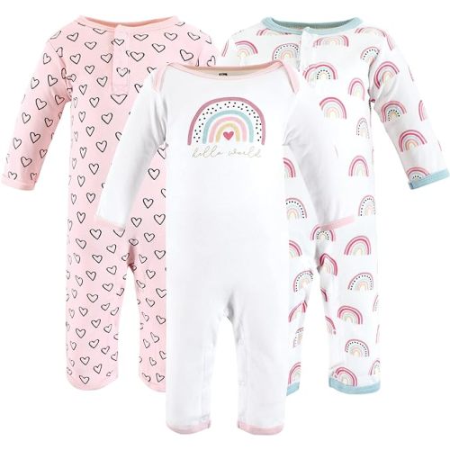 Hudson Baby unisex-child Cotton Coveralls