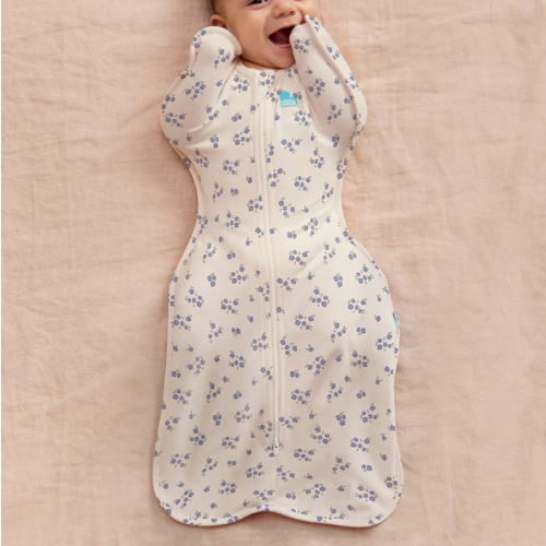 Swaddle Up™ 1.0 TOG Cotton Jacaranda Meadow