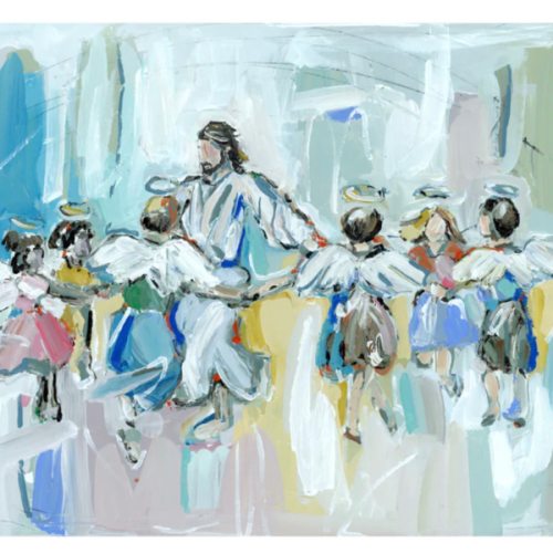 "Dancing with Jesus" on paper