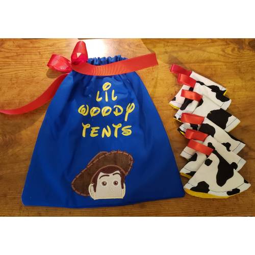 Lil woody tents, tinkle tents, peeper teepee, peepee covers, toy cowboy, story cowboy, Woody, baby gift, gag gift, baby shower, baby boy