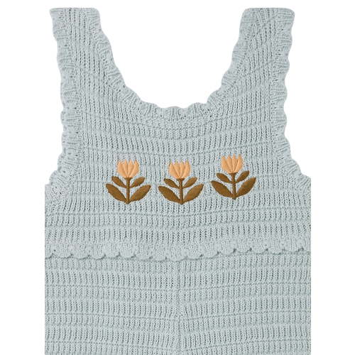 Modern Moments by Gerber Baby and Toddler Girl Sweater Knit Romper, Sizes 0/3 Months - 5T