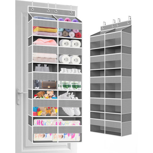 Fabric Over The Door Organizer With Extra Large Storage Shelves Of Single Panel | Wayfair