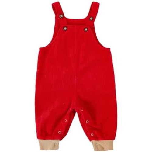Volunboy Baby Boys Corduroy Overalls Kids Bib Pants Suspender Trousers Toddler Strap Jumpsuit Bottom Outfit