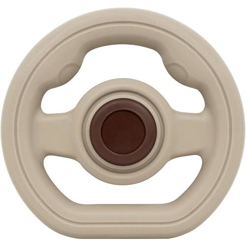 Steering Wheel Toy with Strap, Beige