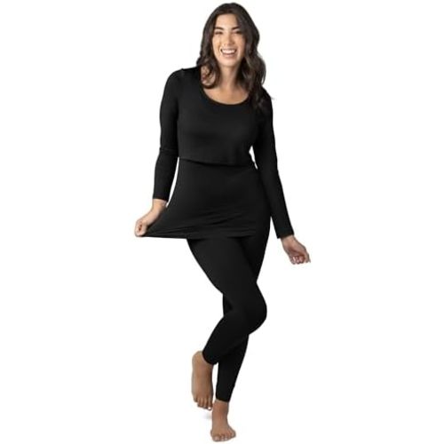 Kindred Bravely Jane Maternity Pajamas & Postpartum Lounge Sets for Women, Long Sleeve Nursing Pajamas