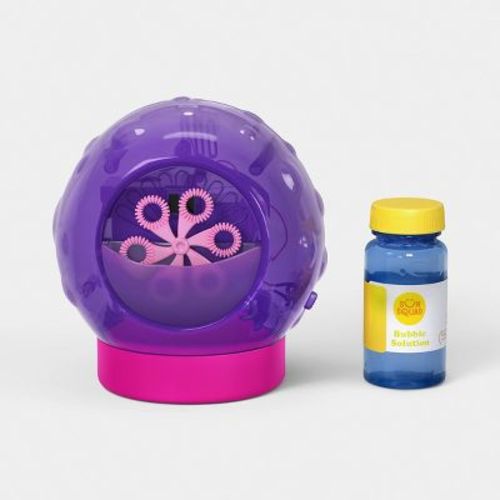 Light-Up Lil' Bubble Maker With 2 fl oz Bubble Solution Purple/Pink - Sun Squad™