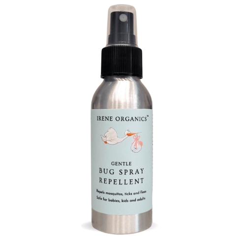 Irene Organics Herbal Anti-Bug Spray, Alcohol Free, All Natural and Organic Ingredients - 4oz