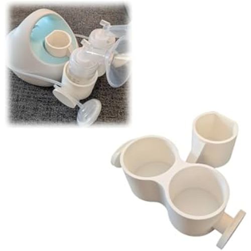 Organizer Compatible with Spectra Breast Pump, 2 Dedicated Bottle Racks, Tubing Management System, Extra Storage for Nipple Cream & Small Essentials