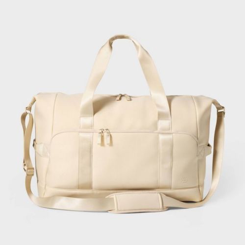 Faux Neoprene Weekender Bag - All In Motion™ - Cream