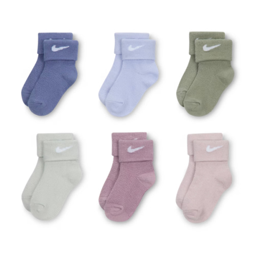 Nike Baby Waffle Knit Socks (6 Pairs). Nike.com