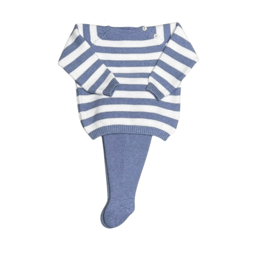 Striped Footed Set
