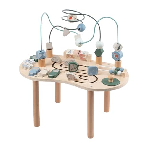 Activity Table Track Maze Wooden Sensory Play Table for Children Infant Kids
