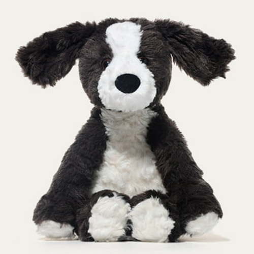 Jellycat Bashful Black and White Puppy Stuffed Animal, Large 11.81 inches | Dogs and Puppies Plush Toy | Classic Children's Gift